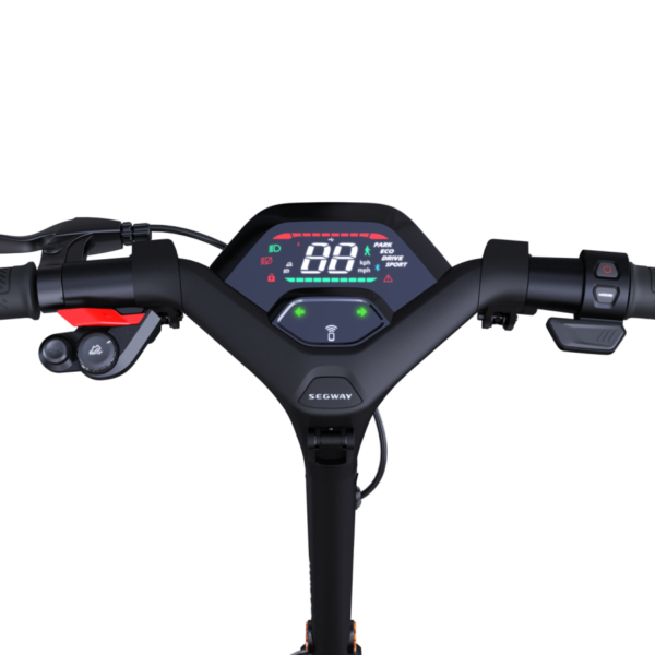 Segway Ninebot P65 trottinette électrique vue du tableau de bord