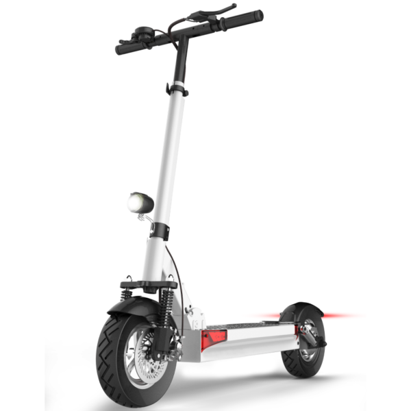 Trottinette électrique de la marque Joyor blanche