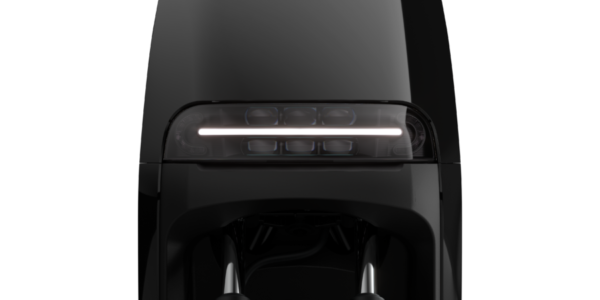 Phare d'un scooter électrique long et fin