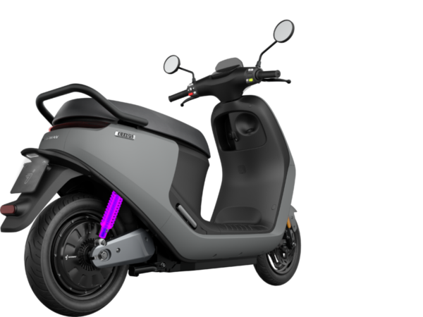 Suspension arrière d'un scooter électrique