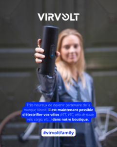Le kit électrification vélo Virvolt est posé sur votre vélo par Citytrott Nantes
