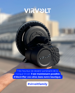 Présentation du moteur pédalier Virvolt pour l'électrification des vélos musculaires