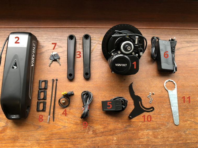 Présentation du kit complet Virvolt d'électrification vélo