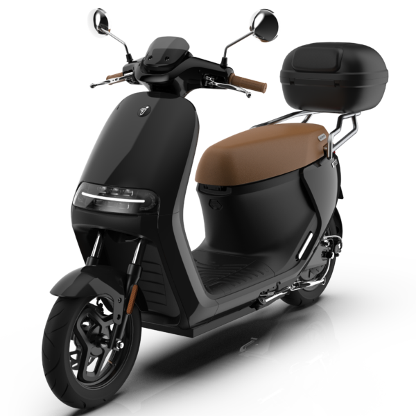 Le top case pour scooter électrique Segway vu de profile