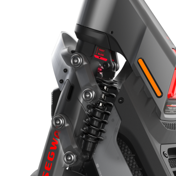 Segway KickScooter GT1 trottinette électrique vue de l'amortisseur
