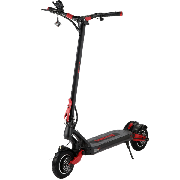 Trottinette électrique VSett 9 Plus en coloris rouge et noir