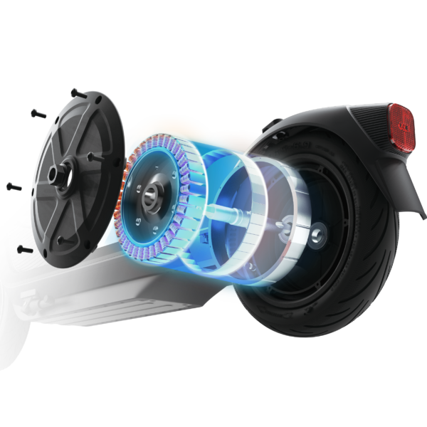 Visualisation du moteur de la La trottinette électrique Ninebot E2 Pro powered by Segway